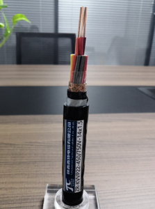 ZR-KVVRP-22 Multi Conductor 4mm2 Retardante de llama PVC aislado PVC revestido STA cinta de acero blindado Cable de control flexible