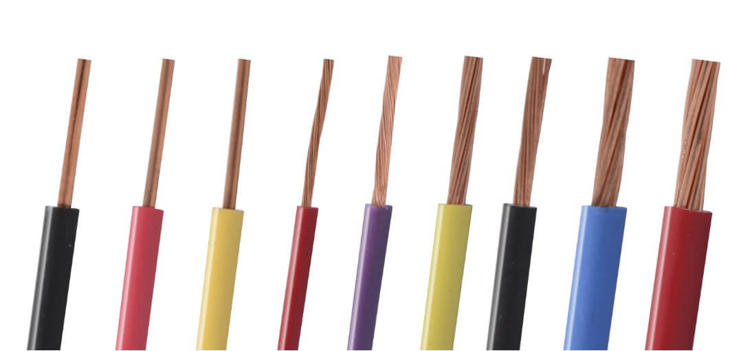 Cable de cobre estándar 8 10 12 14 AWG THHN THWN 1,6 mm2 2,0 mm2 2,6 mm2 3,2 mm2 Cable con revestimiento de nailon aislado con PVC cables y alambres de cobre sólido