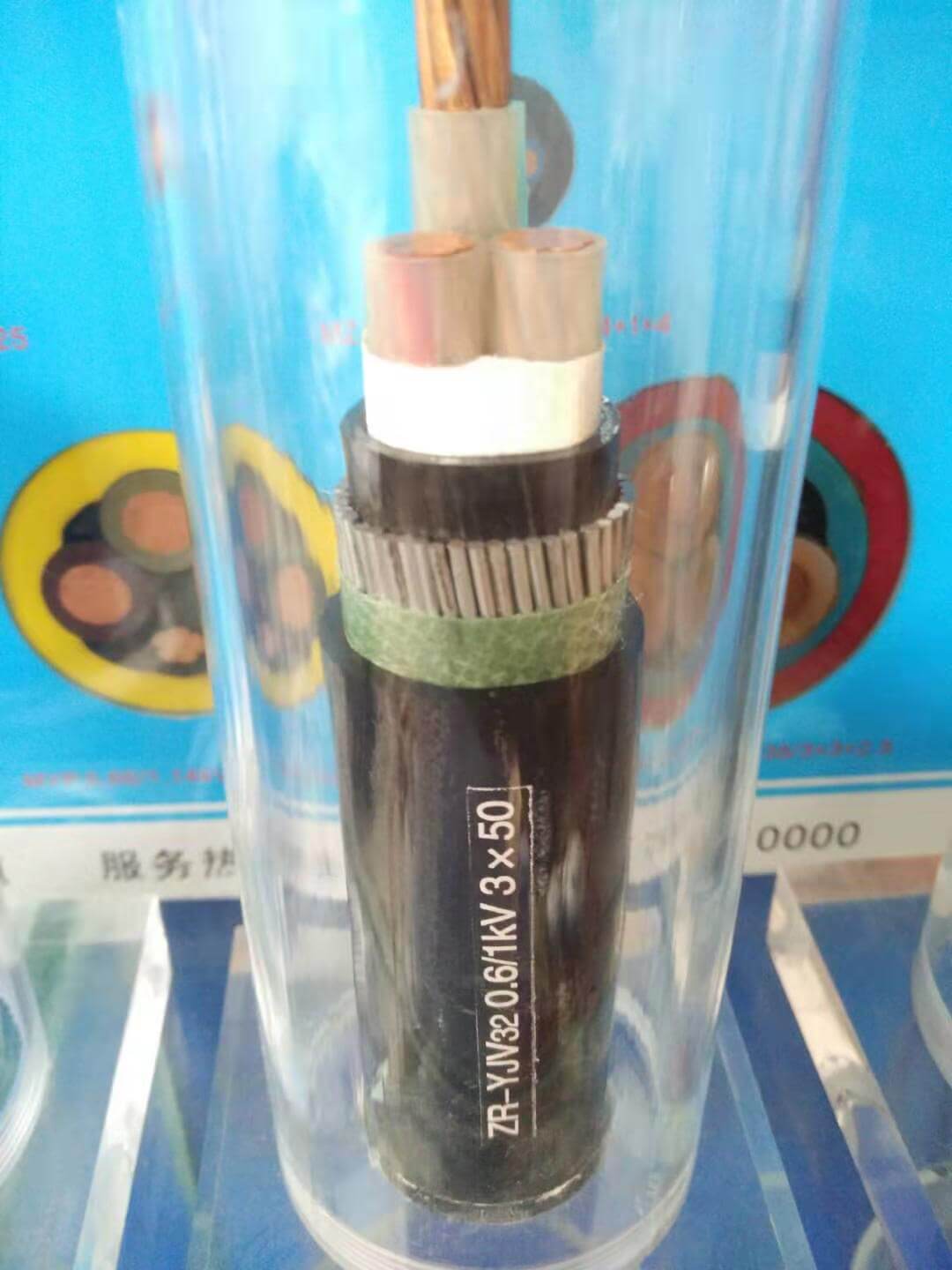 600/1000V 3 Core 4mm2 10mm2 XLPE aislado PVC revestido N2XY SWA STA cable de alimentación eléctrica blindado