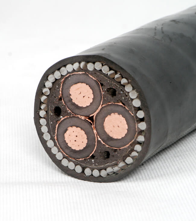 Fabricante de China 0,6/1KV Nyy N2xy 3 núcleos 16mm2 25mm2 35mm2 50mm2 70mm2 95mm2 PVC CU SWA STA Cable de alimentación blindado