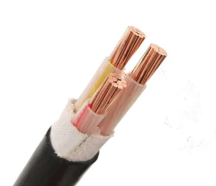 Cable de cobre XLPE retardante de llama de bajo voltaje Precio ZR-YJV Cable de alimentación de cobre con bajo contenido de humo y libre de halógenos con aislamiento XLPE ignífugo